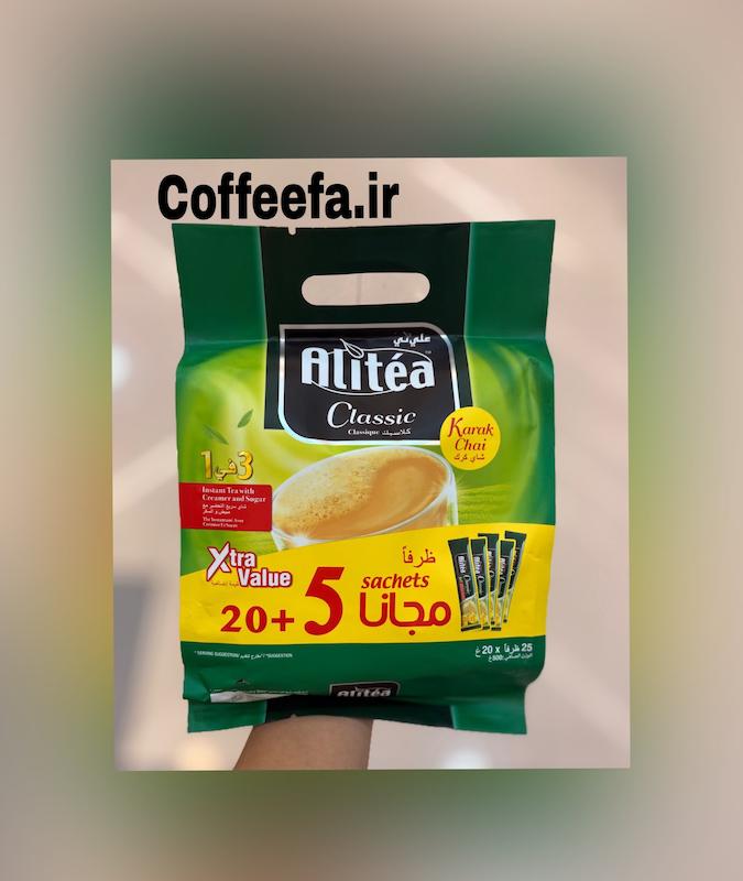 چای کرک با طعم هِل Alitea کلاسیک - بسته 25 عددی 