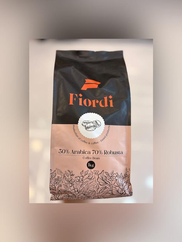 دانه قهوه 30%عربیکا 70%روبوستا فیوردی(Fiordi)