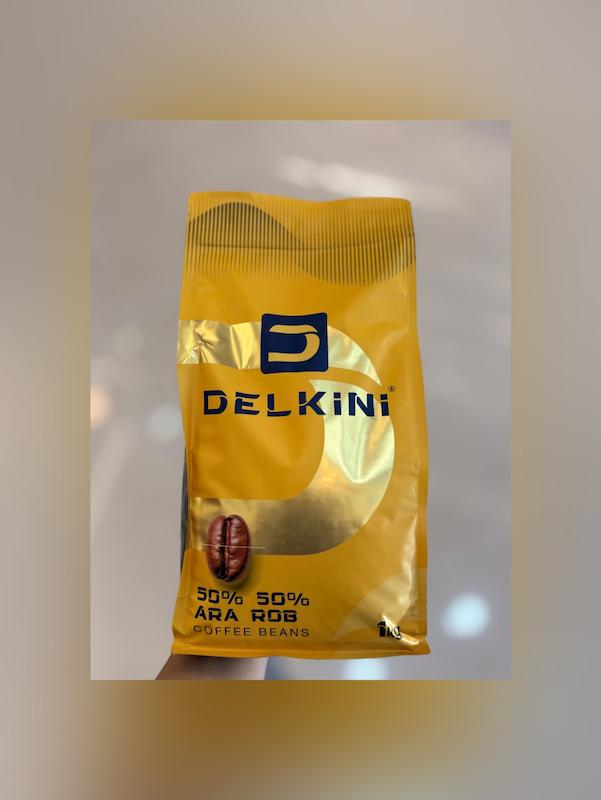 دانه قهوه 50%عربیکا 50%روبوستا دلکینی