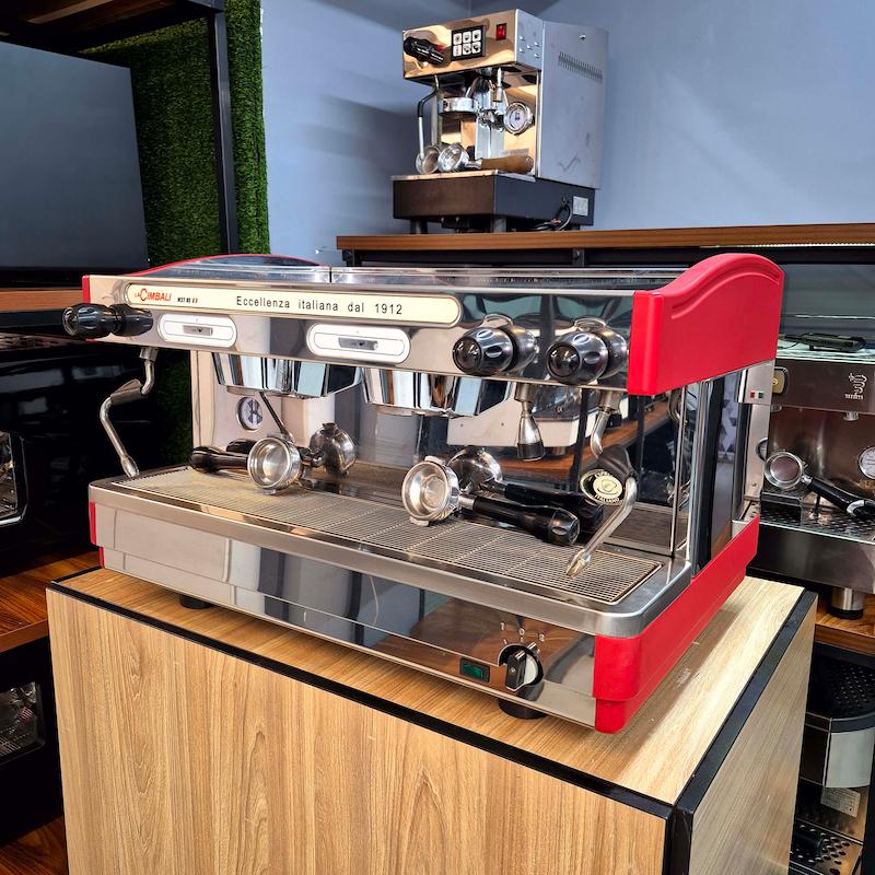 دستگاه اسپرسو دو گروپ جیمبالی M27 نیمه اتوماتیک کارکرده سال ساخت 2015 