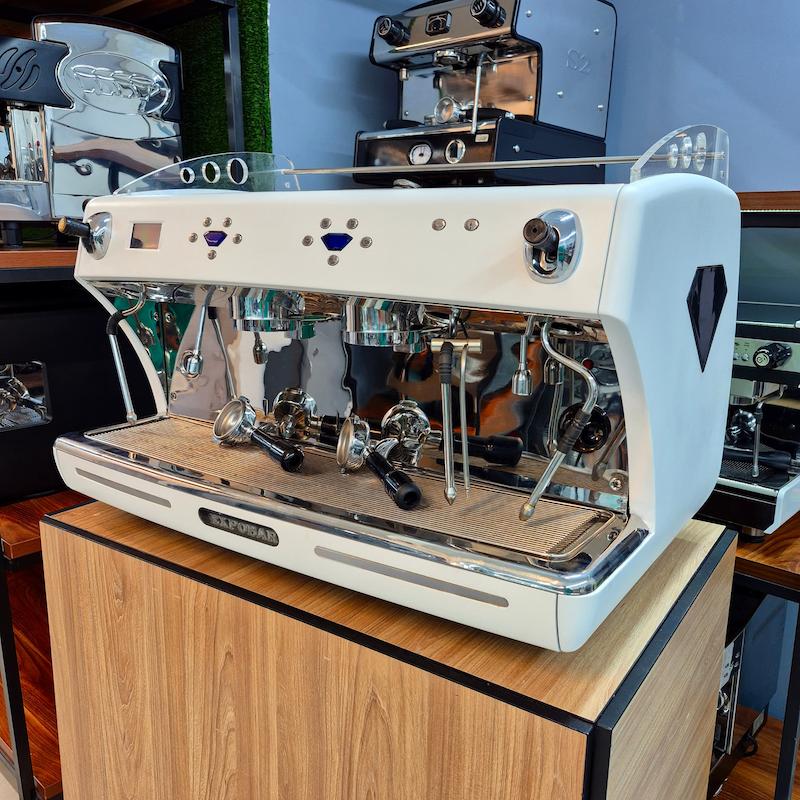 دستگاه اسپرسوساز دو گروپ اتومات مدل اکسپوبار دیامانت Diamond کارکرده سال ساخت 2013