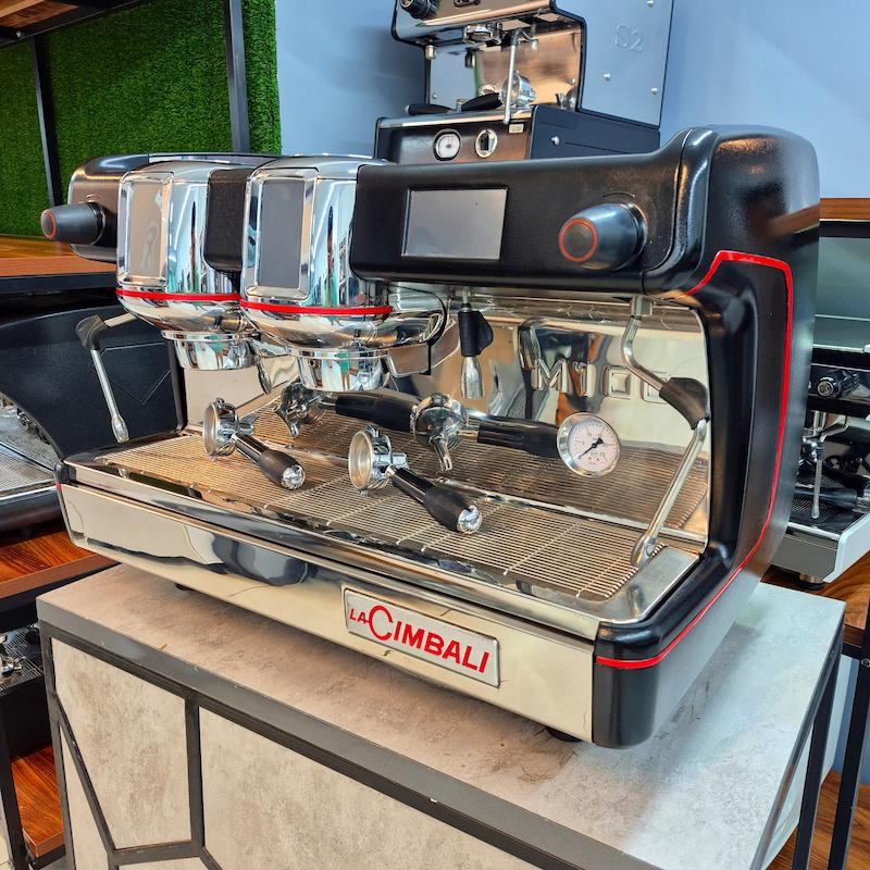 دستگاه اسپرسوساز دو گروپ مدل جیمبالی LACIMBALI مدل M100 HD کارکرده سال ساخت 2018 