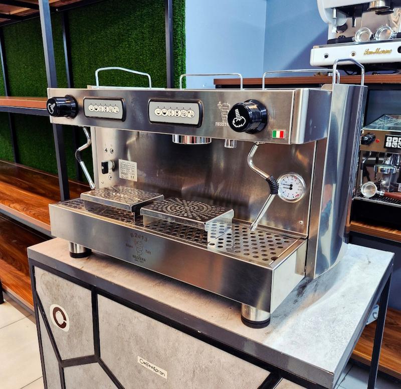 دستگاه اسپرسو دو گروپ تال کاپ مدل بیزرا B2013 کارکرده سال ساخت 2014