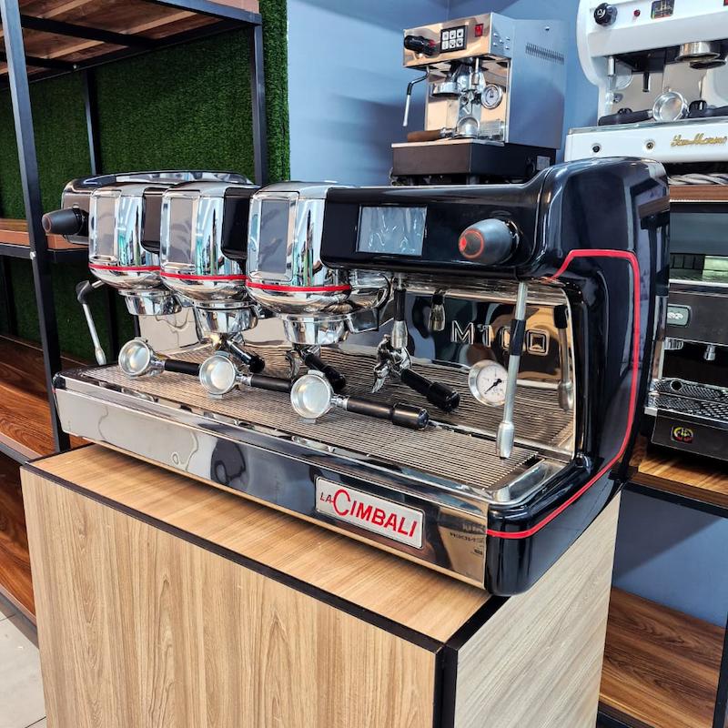 دستگاه اسپرسو سه گروپ جیمبالی jimbali M100 HD کارکرده سال ساخت 2014