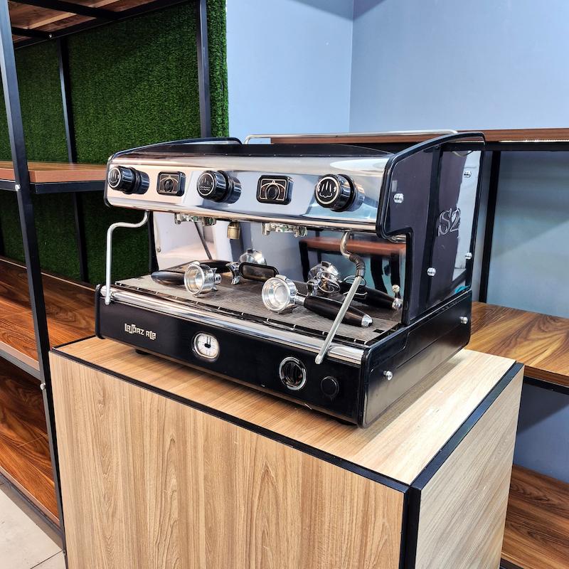 دستگاه اسپرسو دو گروپ مدل لاسپازیاله LASPAZIALE S2 نیمه اتوماتیک کارکرده سال ساخت 2014