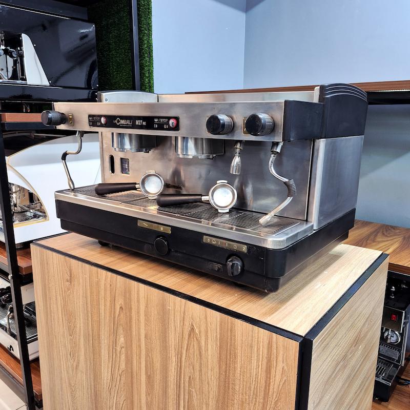 دستگاه اسپرسو دو گروپ مدل جیمبالی M27 oldface نیمه اتوماتیک کارکرده سال ساخت 2005