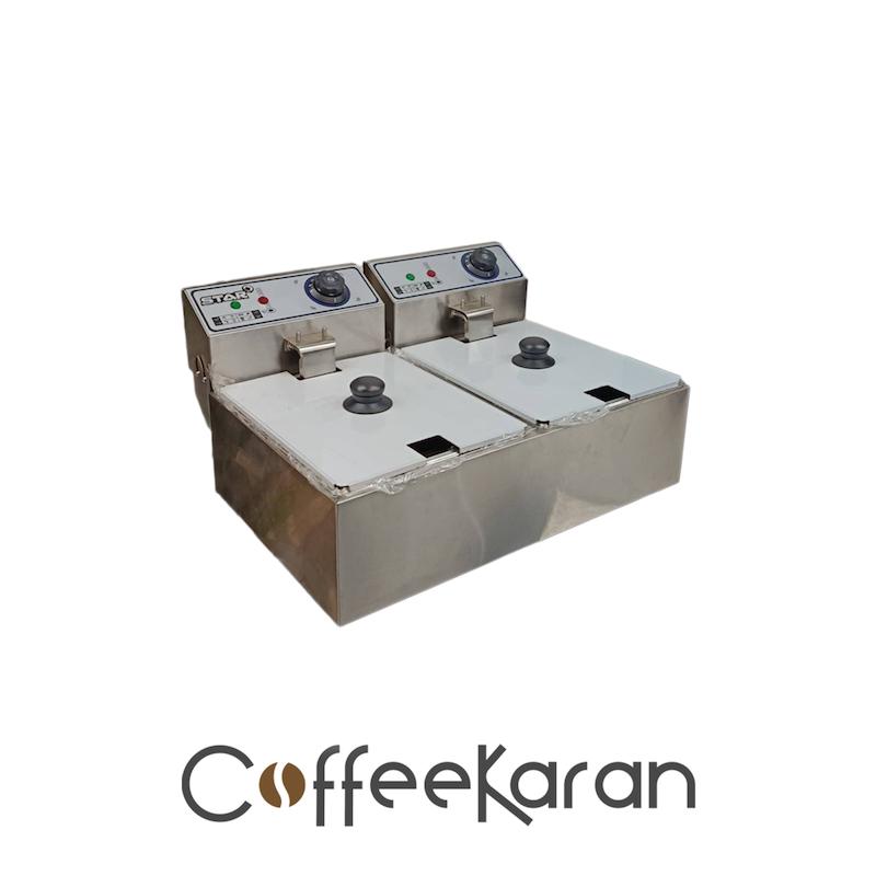 سرخکن برقی استار دو لگن مدل  2*STAR   5 بدون شیر تخلیه 