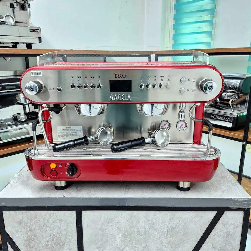 دستگاه اسپرسوساز دو گروپ برند گاگیا مدل دکو اوو Gaggia Deco Evo سال ساخت 2019 کارکرده
