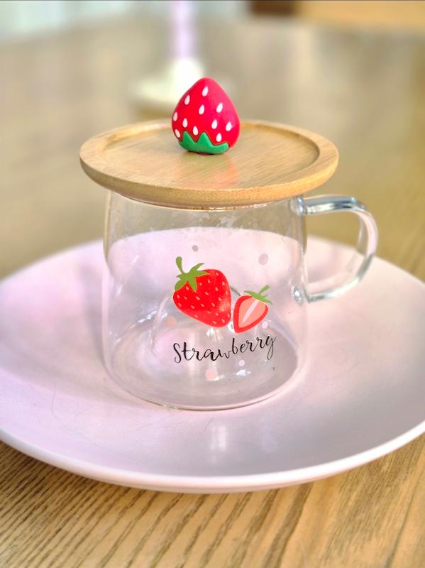 ماگ پیرکس توت فرنگی