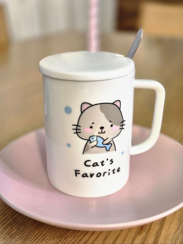 ماگ سرامیکی طرح گربه