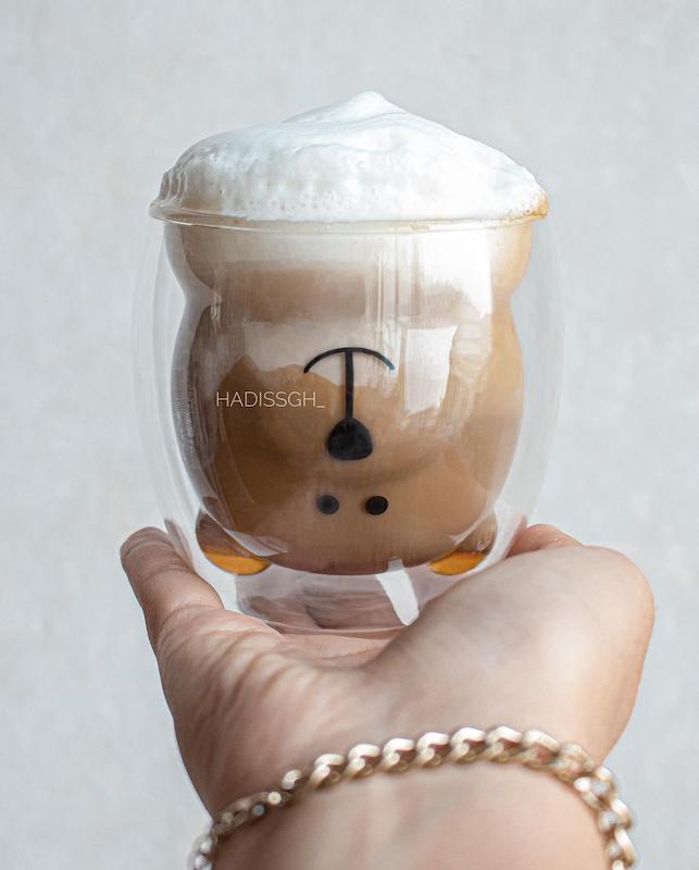 لیوان دو جداره خرس