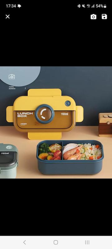 ظرف غذا مستطیل شکل دوربینی
