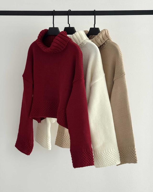 کراپ بافت یقه اسکی