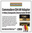 Commodore 64/128 ==&gt; Audio/Video Adpater . Composite Video + Audio L/R + S-Video
