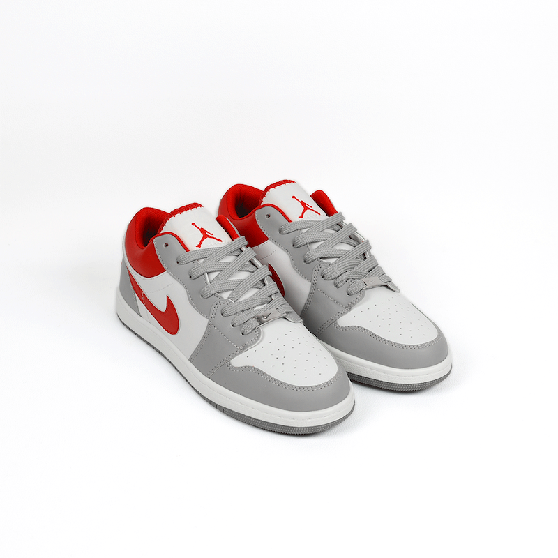 کفش نایک جردن وان سفید طوسی قرمز |nike jordan1