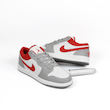 کفش نایک جردن وان سفید طوسی قرمز |nike jordan1