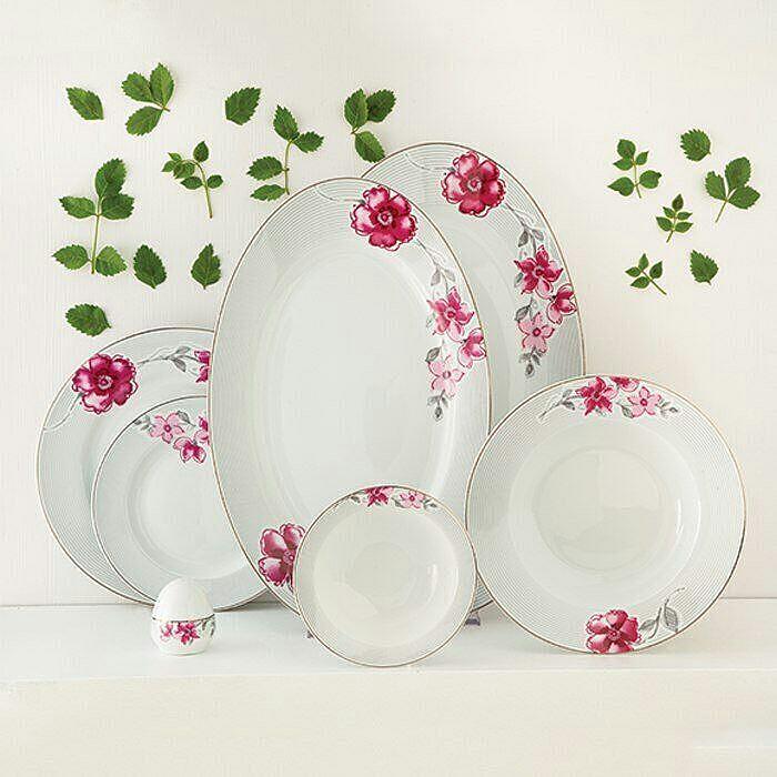 سرویس ۲۸پارچه غذاخوری چینی زرین 