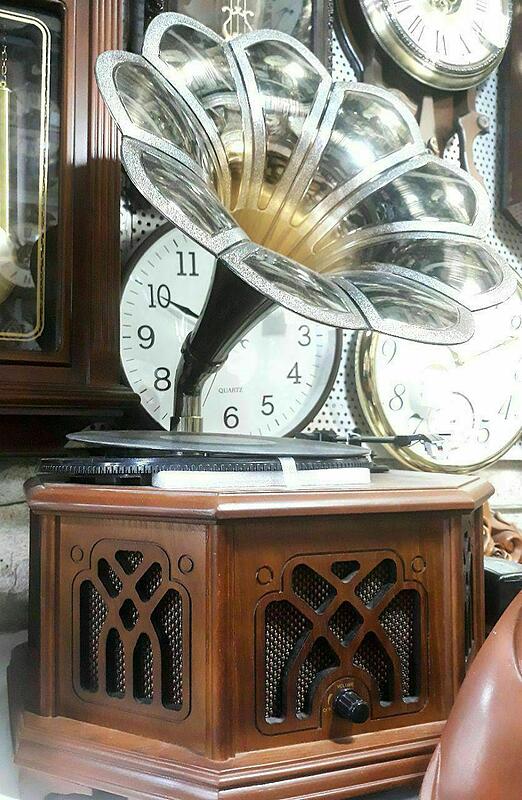 گرامافون رومیزی قهوه ای مدل P1723S