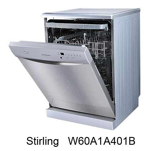 ظرفشویی استوک 14 نفره استرلینگ مدل W60A1A401B