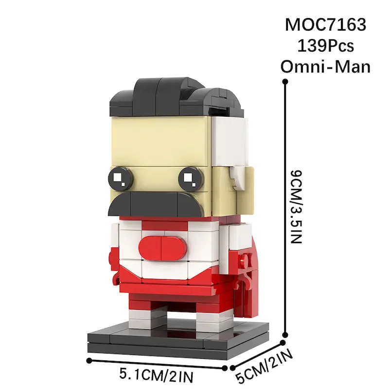 لگو ماک بریک هد آمنی من MOC7163