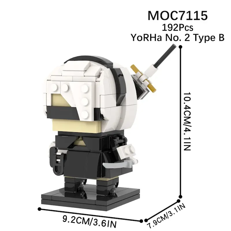لگو ماک بریک هد MOC7115  YoRHa 2B