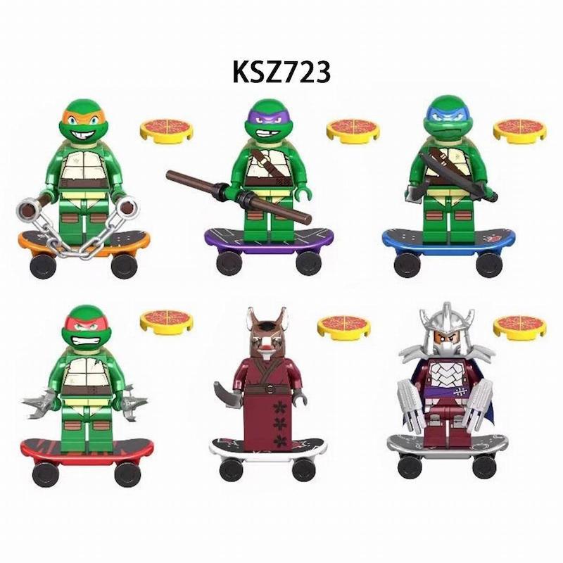 لگو ست لاک پشت های نینجا (TMNT) مینی فیگور KSZ723 
