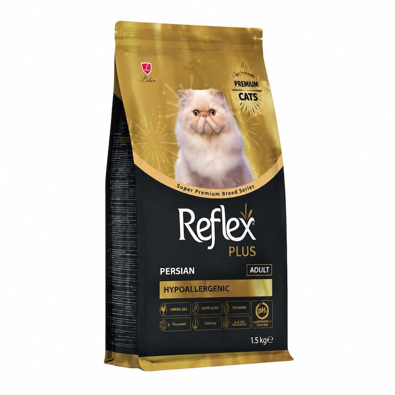 غذای خشک گربه رفلکس پلاس پرشین ادالت Reflex Plus Persian Adult وزن 1.5 کیلوگرم