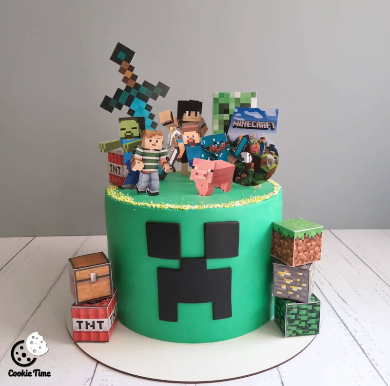 کیک Minecraft