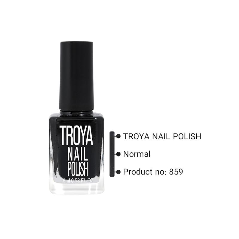 لاک مشکی ترویا 859 troya