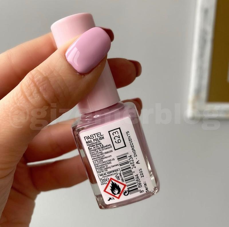 لاک پاستل  pure pastel کد 623 🇹🇷
