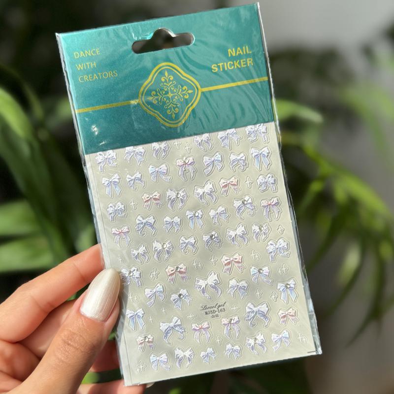 استیکر روسی پاپیون نگین دار کد 163