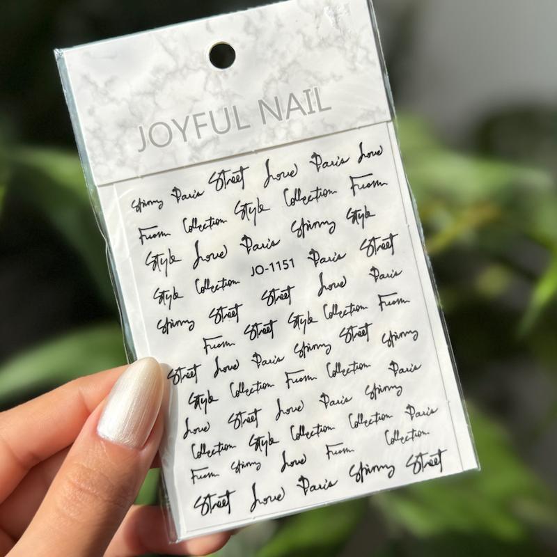 استیکر روسی نوشته مشکی 1151