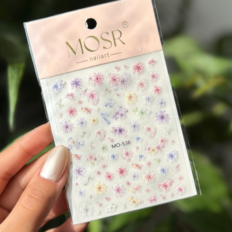 استیکر روسی طرح گل  538