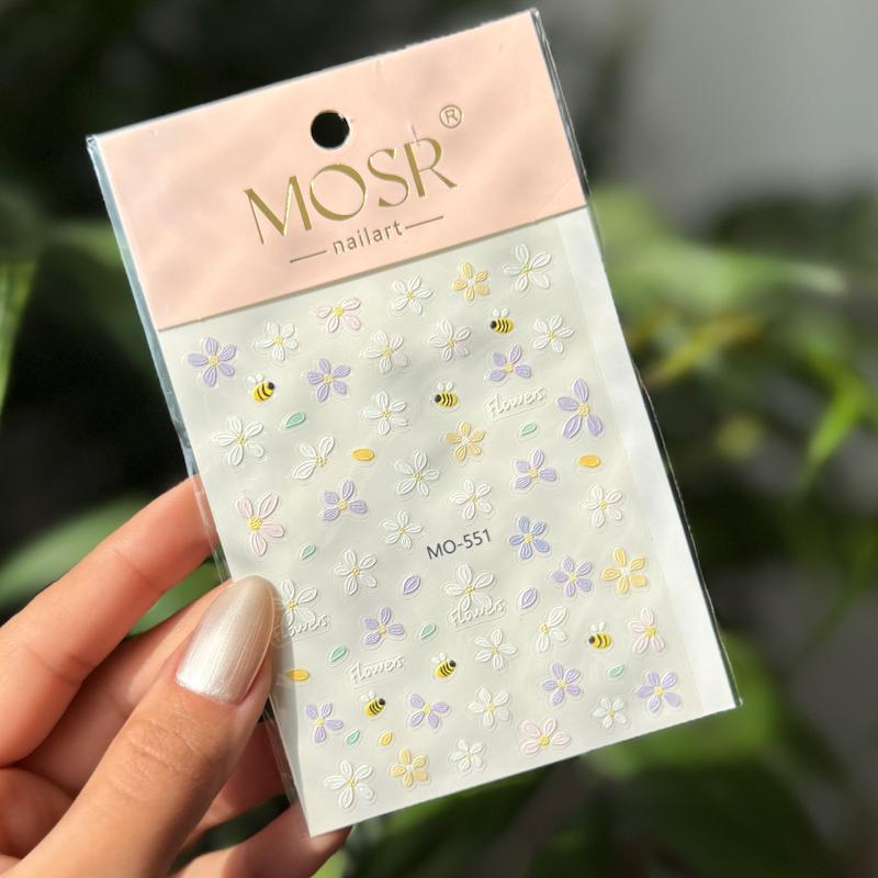 استیکر روسی گل و زنبور 551