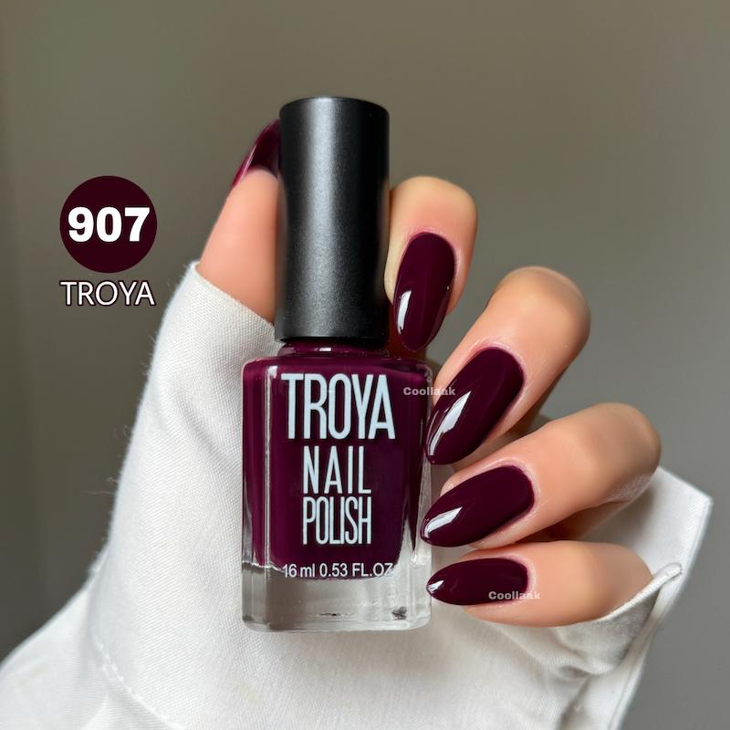 لاک شرابی تیره ترویا 907 troya 