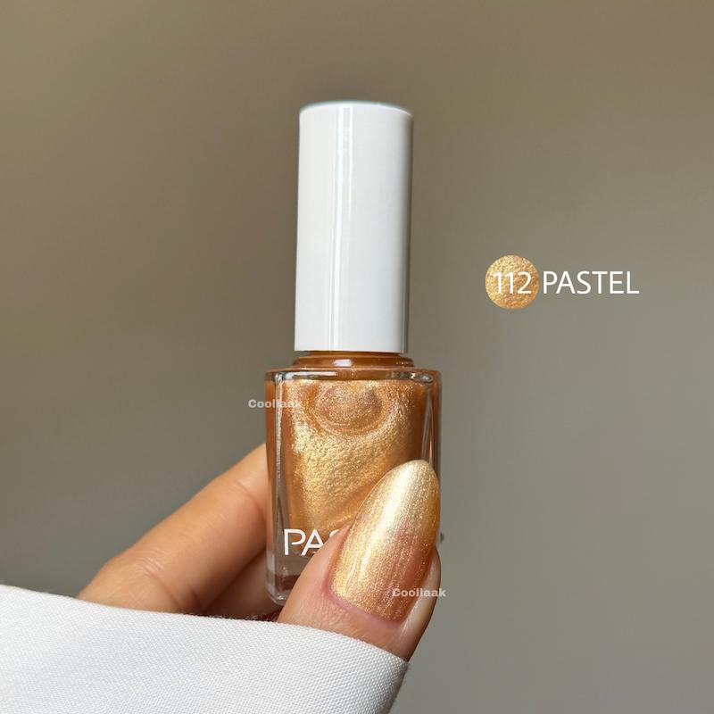 لاک پاستل PASTEL 112 شاین طلایی 🇹🇷