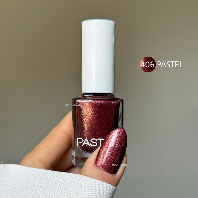 لاک پاستل PASTEL 406 قهوه ای شاین دار🇹🇷