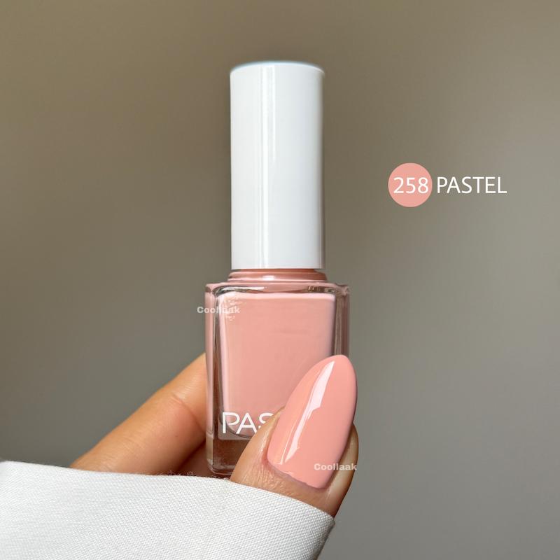 لاک پاستل PASTEL 258 صورتی کرم 🇹🇷