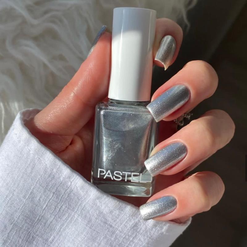 لاک پاستل PASTEL 277 شاین نقره ای 🇹🇷