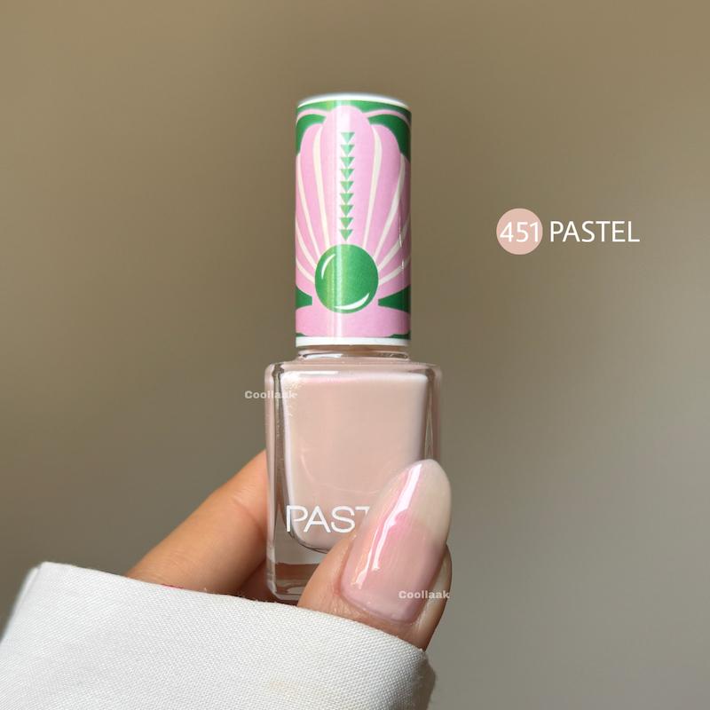 لاک پاستل PASTEL کد 451 کالکشن wonderland 🇹🇷 کرم صورتی شاین دار