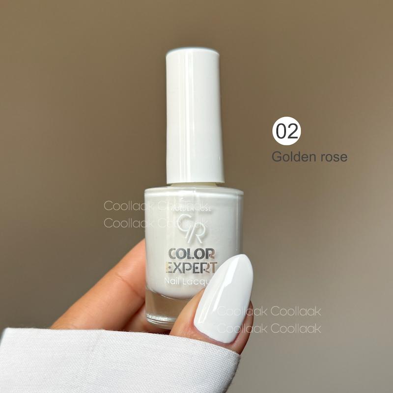 لاک گلدن رز سفید کد 02 golden rose
