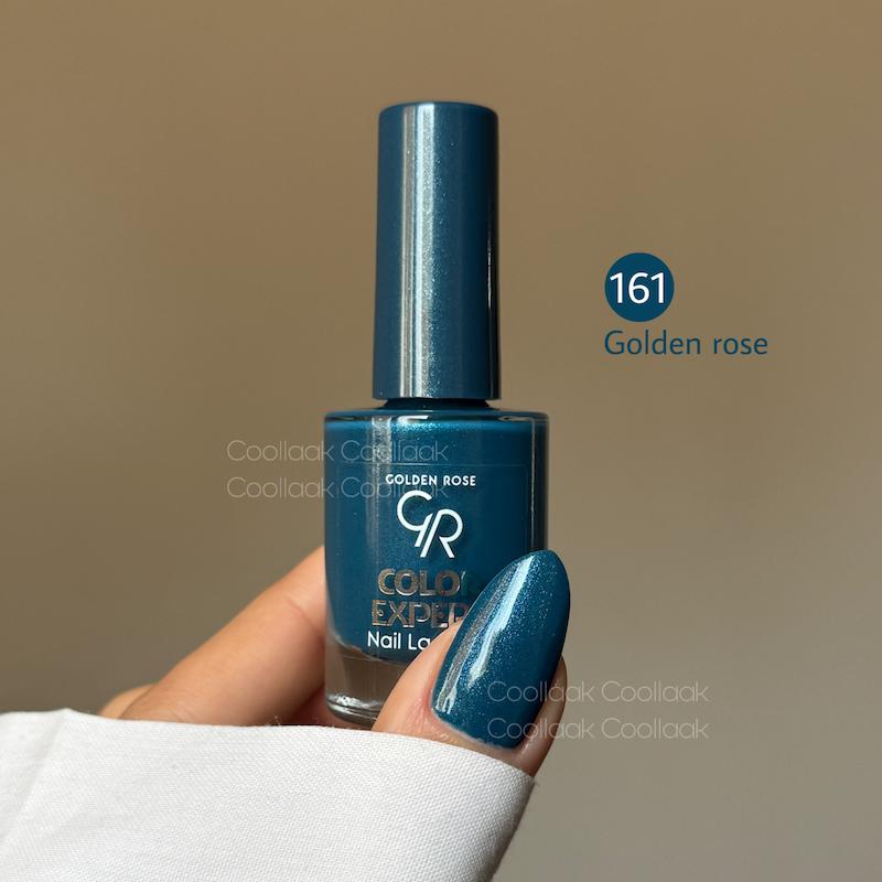 لاک گلدن رز کد 161 golden rose شاین دار