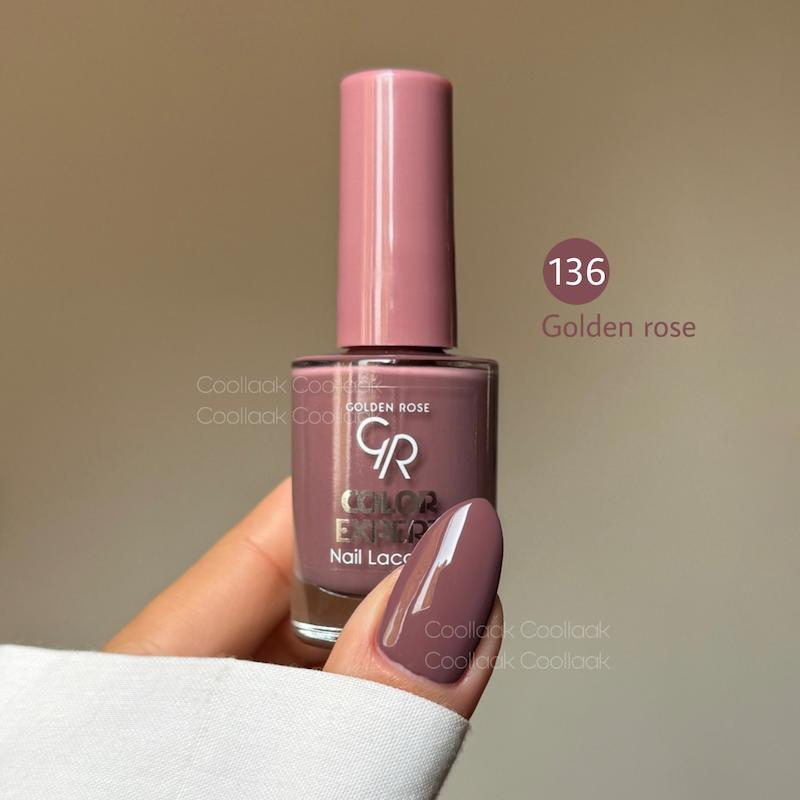 لاک گلدن رز کد 136 golden rose 