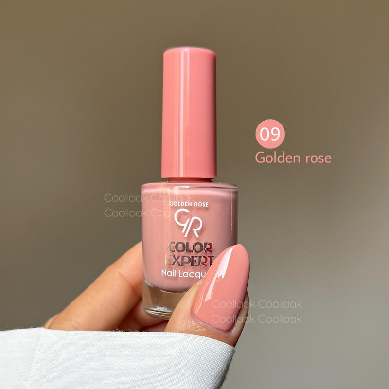 لاک گلدن رز کد 09 golden rose 