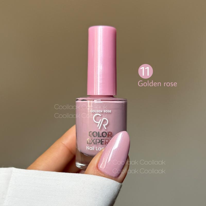 لاک‌گلدن درز کد 11 golden rose شاین دار