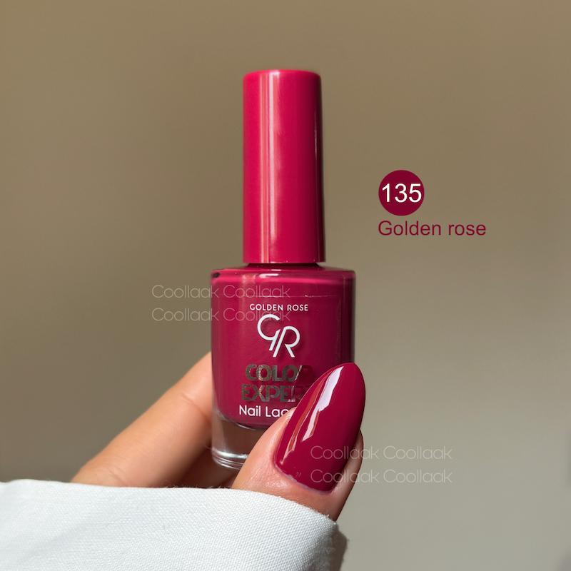 لاک گلدن رز کد 135 golden rose 