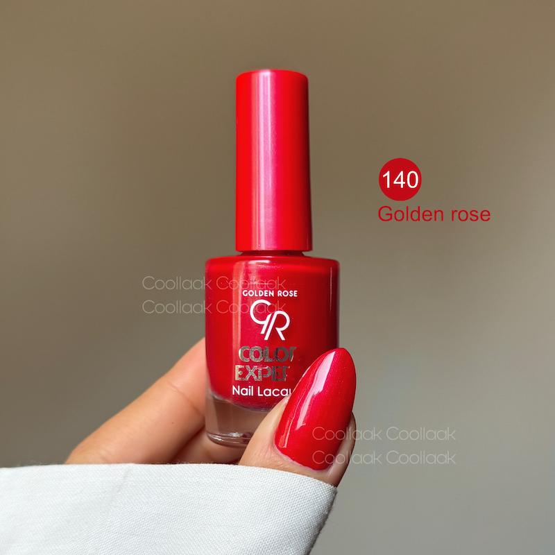 لاک گلدن رز کد 140 Golden rose شاین دار