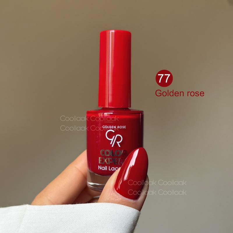 لاک گلدن رز کد 77 golden rose 