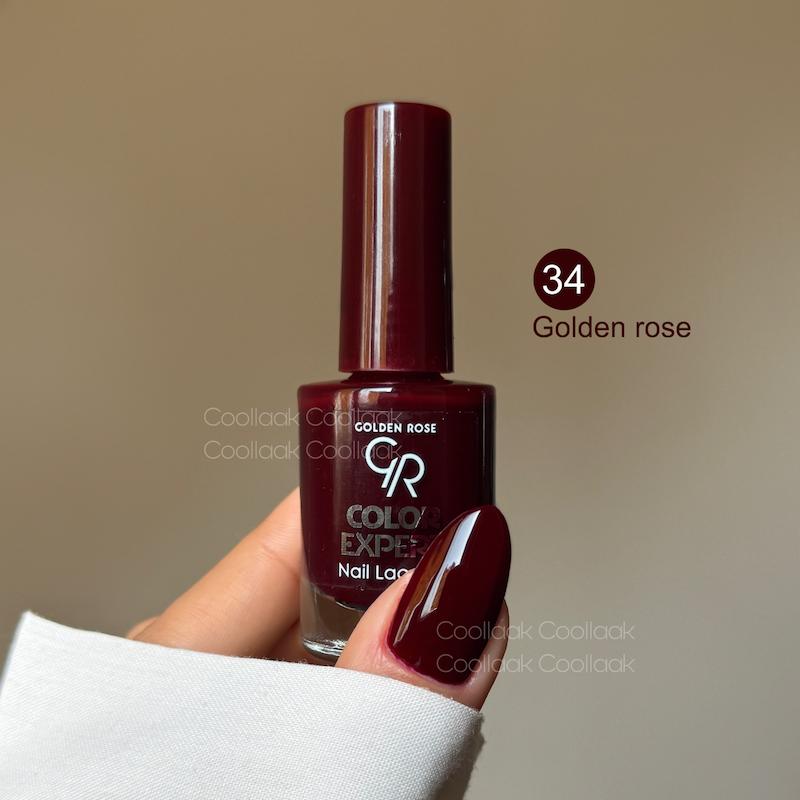 لاک گلدن رز کد 34 golden rose 