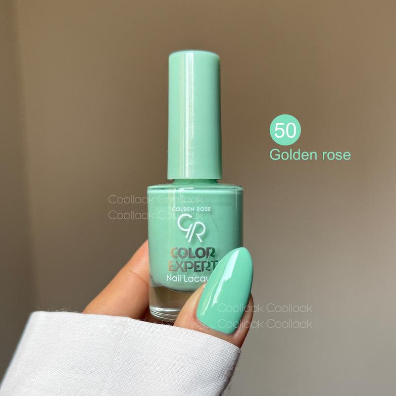 لاک گلدن رز کد 50 golden rose  شاین دار 